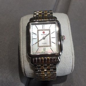 Michele Deco Diamond Dial MOP Ladies Watch